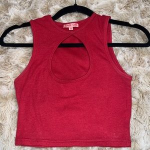 Verge Girl Cutout Crop Top